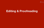 Editing or proofreading, That is the question