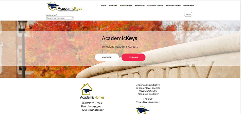 سایت فاند یاب Academic Keys